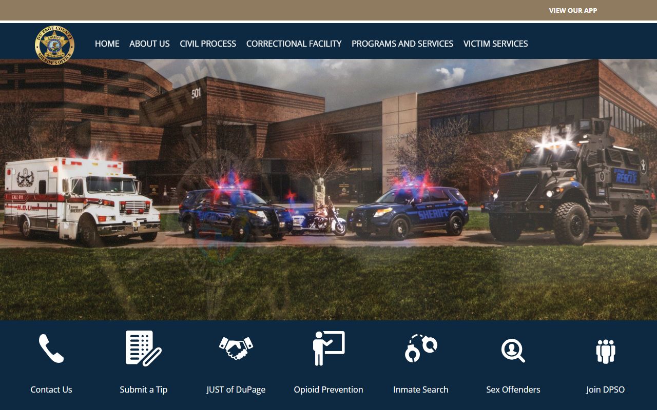 Naperville jail roster DuPage County Sheriff search portal